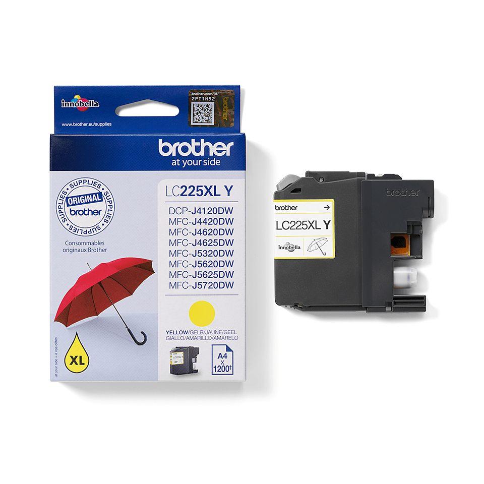 Tinteiro BROTHER LC225XLY (1200 páginas - Amarelo) — miniatura 2