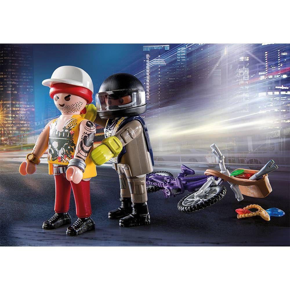 Conjunto de Figuras PLAYMOBIL City Action 71255 Forças Especiais e Ladrão (4 anos - Multicor), miniatura 4