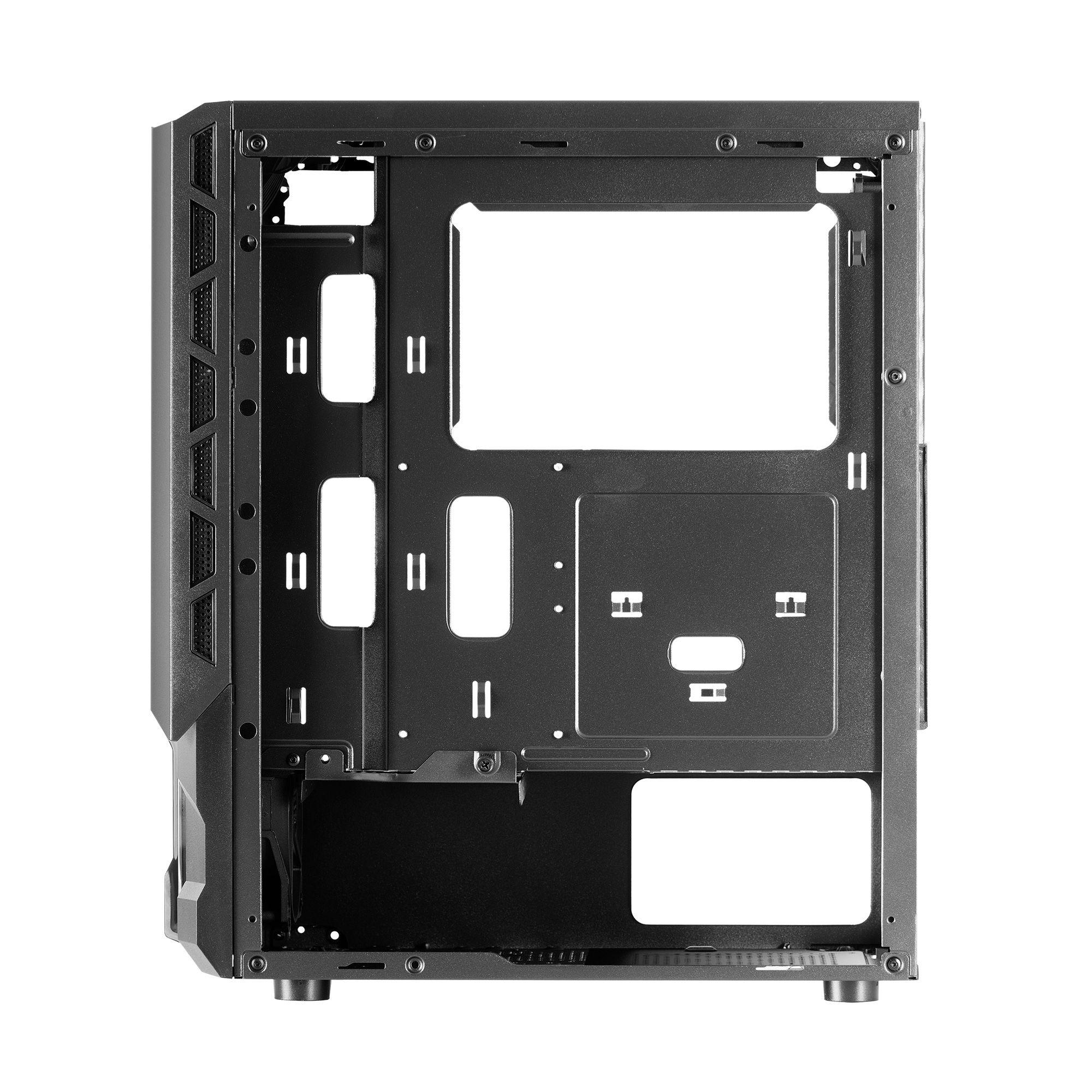 Caixa de Computador ATX MARS GAMING MCX2 (ATX, Micro ATX, Mini-ITX - Semitorre - FRGB fixa - Preto) — miniatura 6