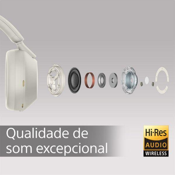 Auscultadores SONY WH-1000XM5S (Binaural - Com fios e sem fios - Supra-aural - Prateado), miniatura 4