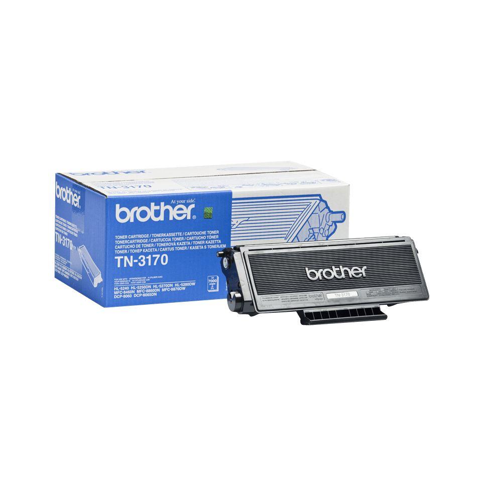 Toner BROTHER TN-3170 (7000 páginas - Preto)