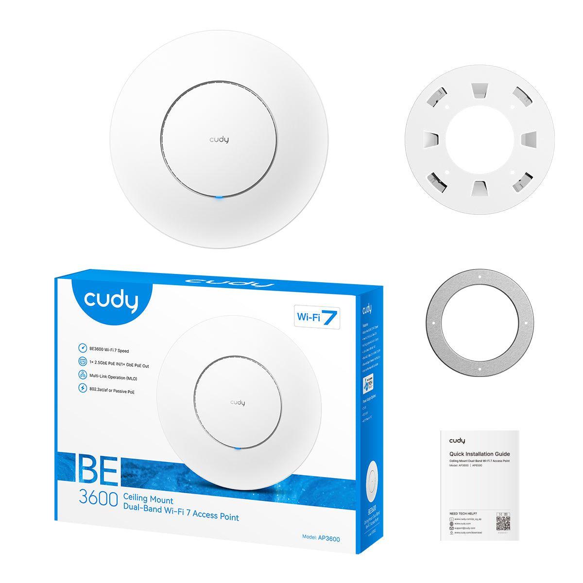 Ponto de Acesso CUDY AP3600 (3570 Mbit/s - RJ-45 - Teto, Parede - Branco), miniatura 5