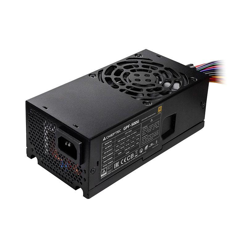 Fonte de Alimentação CHIEFTEC Smart GPF-500G (TFX - 500 W - 80 PLUS Gold - Preto)