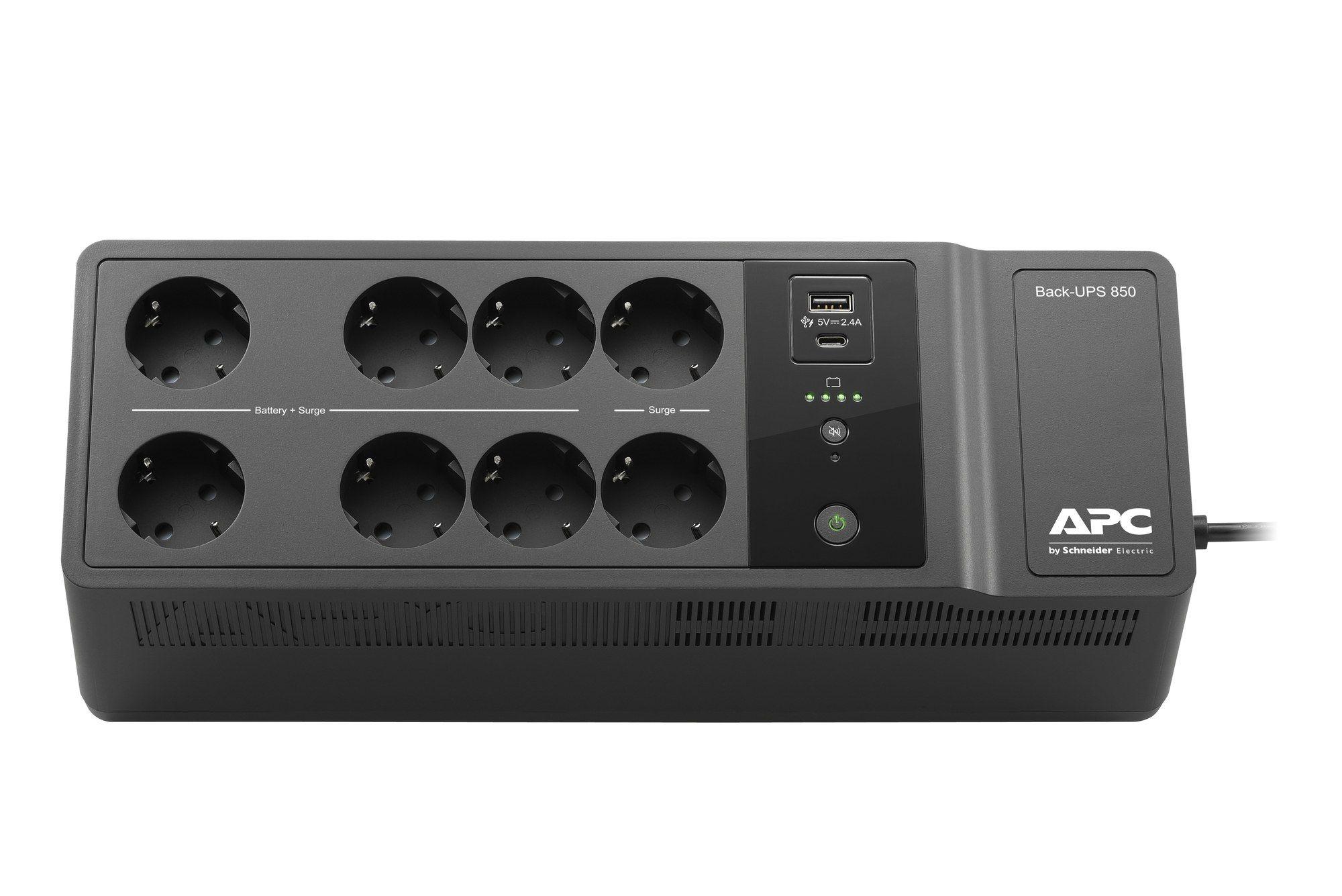 UPS Offline APC BE850G2-GR (2 USB 2.0 - Tipo F - Preto) — miniatura 2