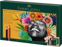 Conjunto de Lápis de Cor e Grafite FABER-CASTELL Polychromos & Pitt Graphite Matt 210054 (Multicor)