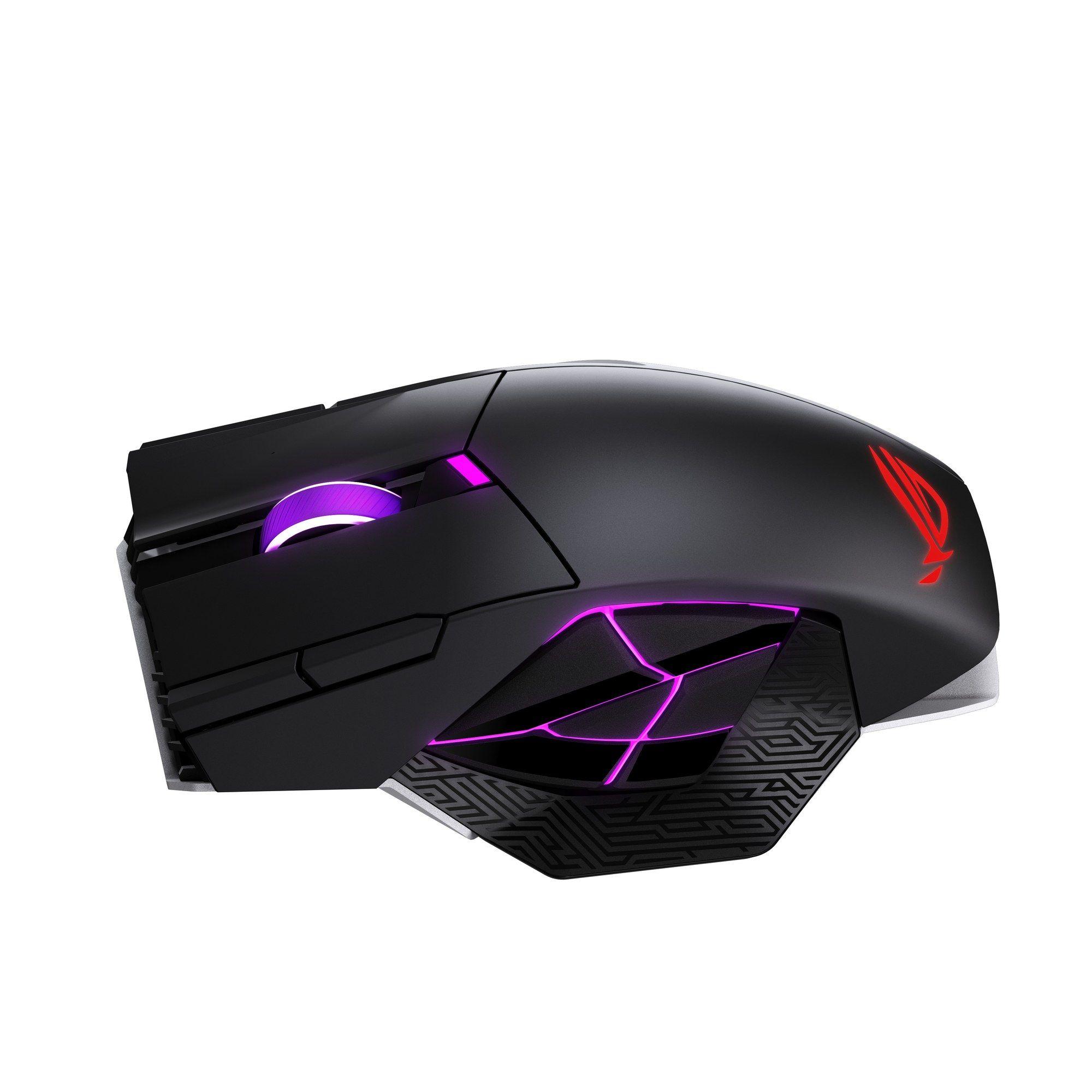 Rato ASUS ROG Spatha X 65K (Mão direita - 65000 DPI - Ótico - Preto), miniatura 3