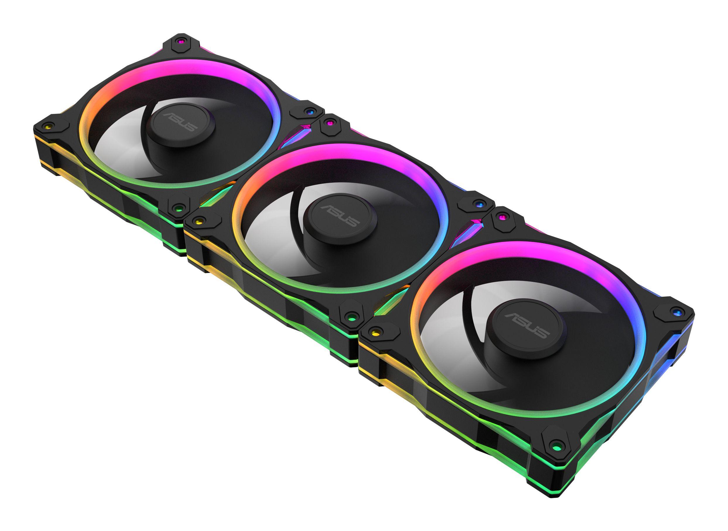 Ventoinhas para Caixa de PC ASUS Prime MR120 ARGB 3in1 (Preto), miniatura 2