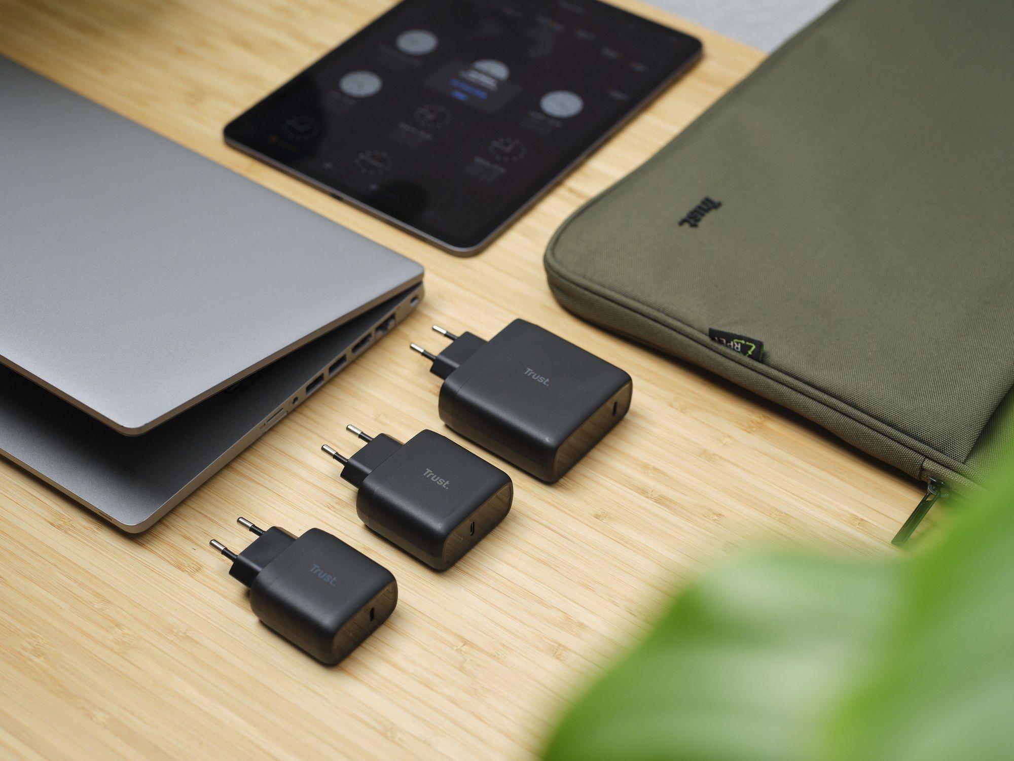 Carregador de Parede USB-C TRUST Maxo 100W (USB-C para USB-C - Universal - Preto) — miniatura 8