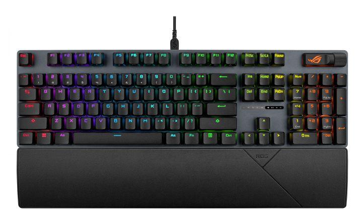 Teclado ASUS ROG Strix Scope II X (ROG NX Snow V2 - Tamanho completo - USB - Preto)