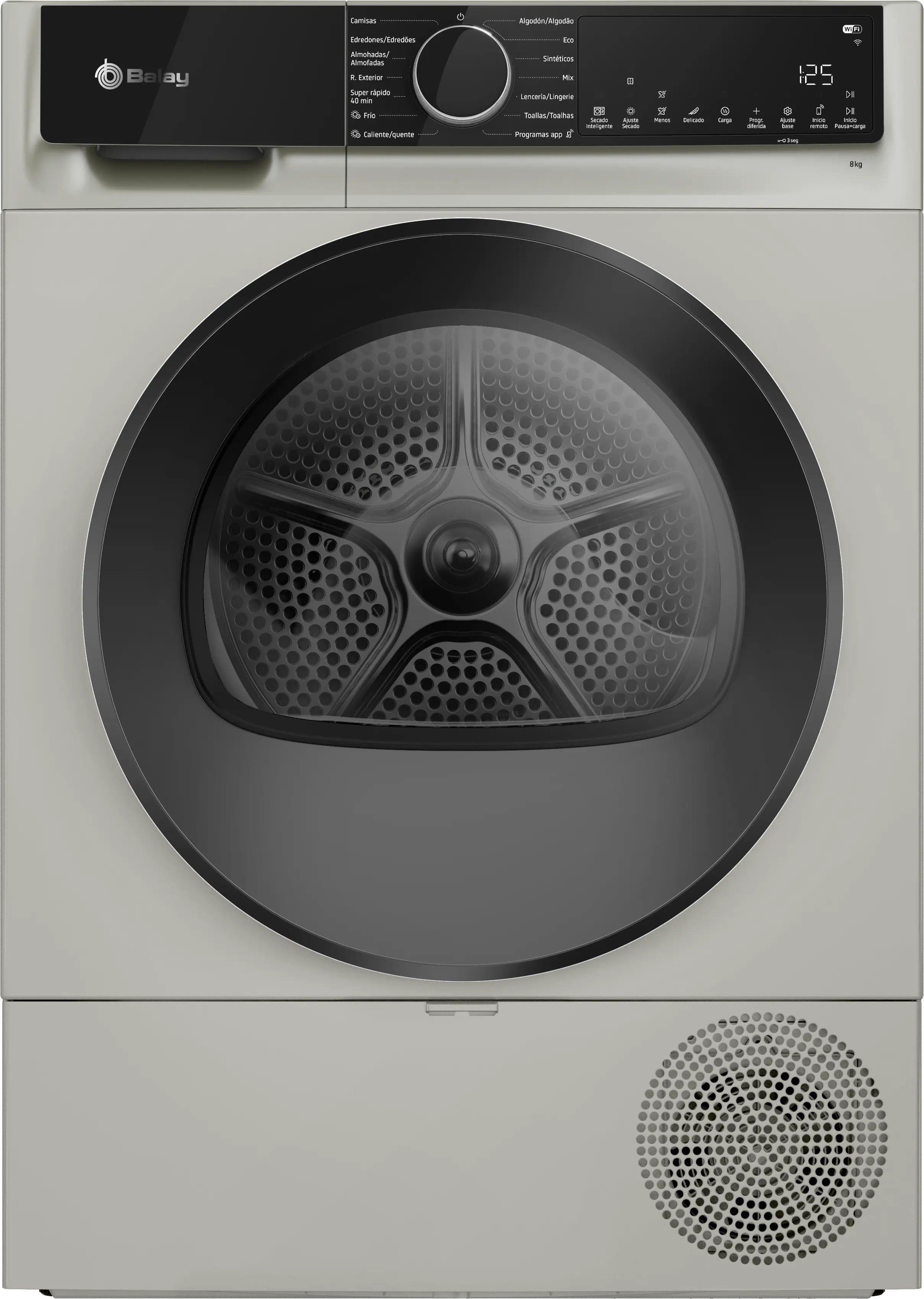 Máquina de Secar Roupa Independente BALAY 3SB093XC (9 kg - Bomba de calor - Esquerda - Inox)
