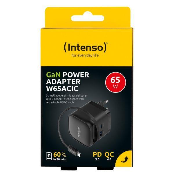 Carregador de Parede INTENSO W65ACIC (65 W - GaN - Preto), miniatura 2