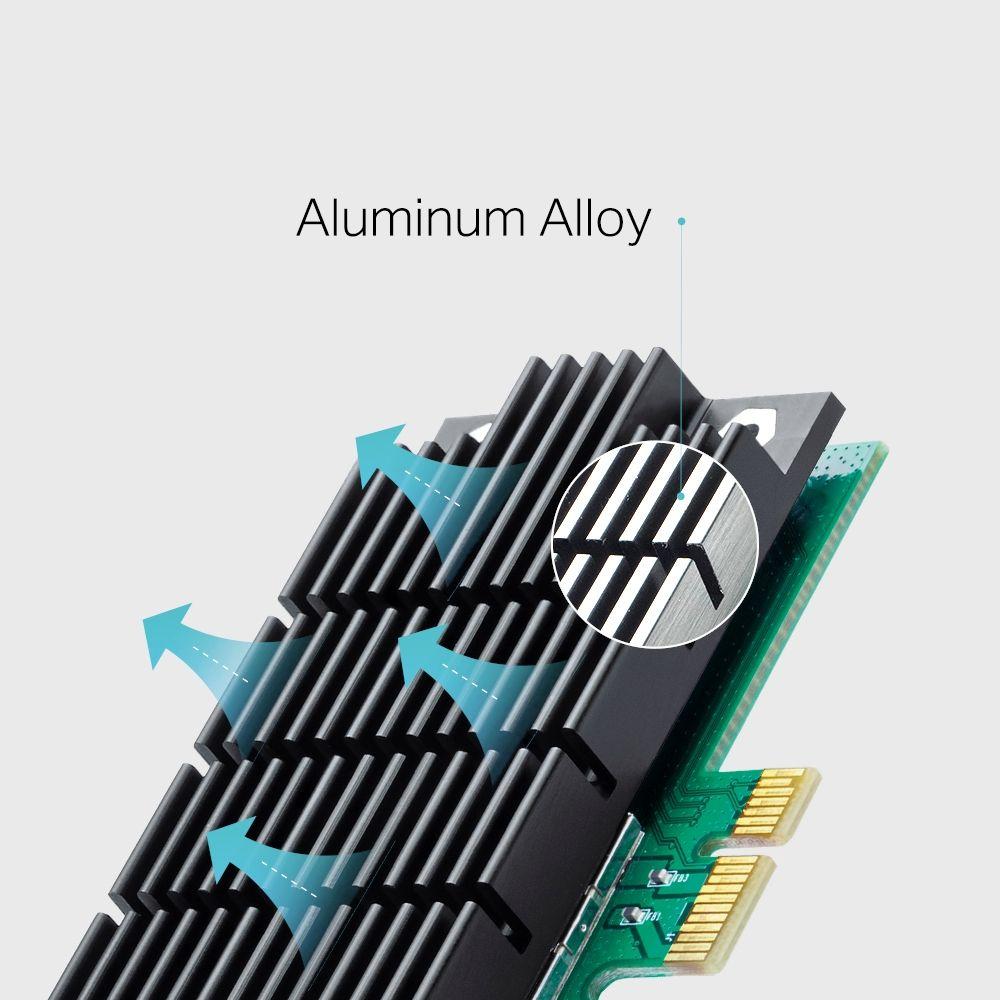 Placa de Rede PCIe TP-LINK Archer T4E (Wi-Fi 5 - 867 Mbit/s - Banda dupla - Preto e Verde) — miniatura 2
