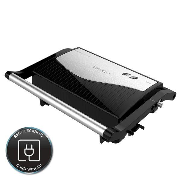 Grelhador Elétrico CECOTEC Rock'nGrill 750 Full Open (Preto)