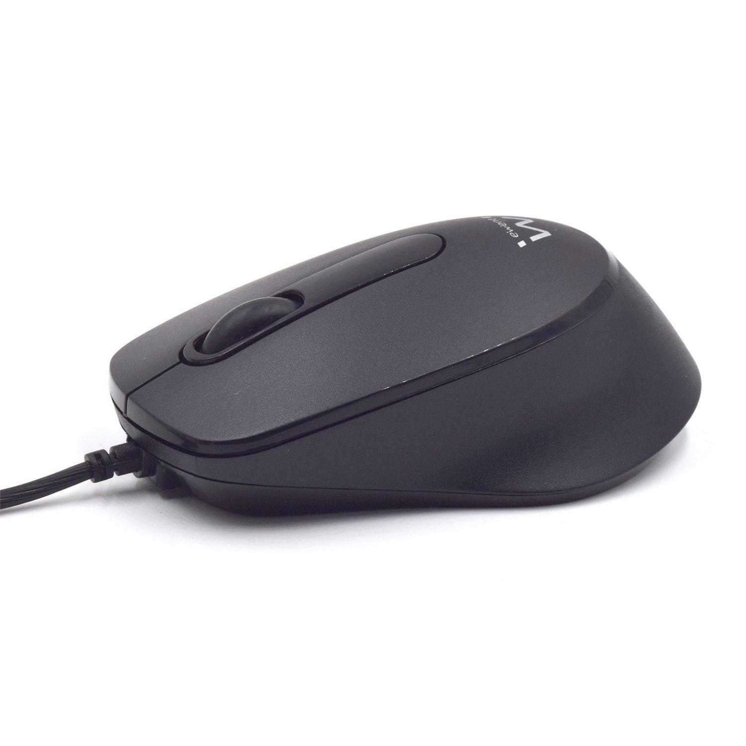 Rato EWENT EW3159 (Ambidestro - 1000 DPI - Ótico - Preto) — miniatura 2
