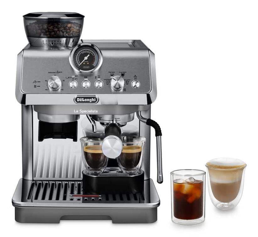 Máquina de Café Expresso DELONGHI EC9255.M La Specialista Arte Evo (Grãos de café - 15 bar - 1,7 l - Cinzento e Inox), miniatura 2