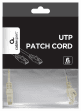 Cabo de Rede RJ45 GEMBIRD PP6U-CU-0.25M (0,25 m - Cat.6U - Cinza), imagem 1