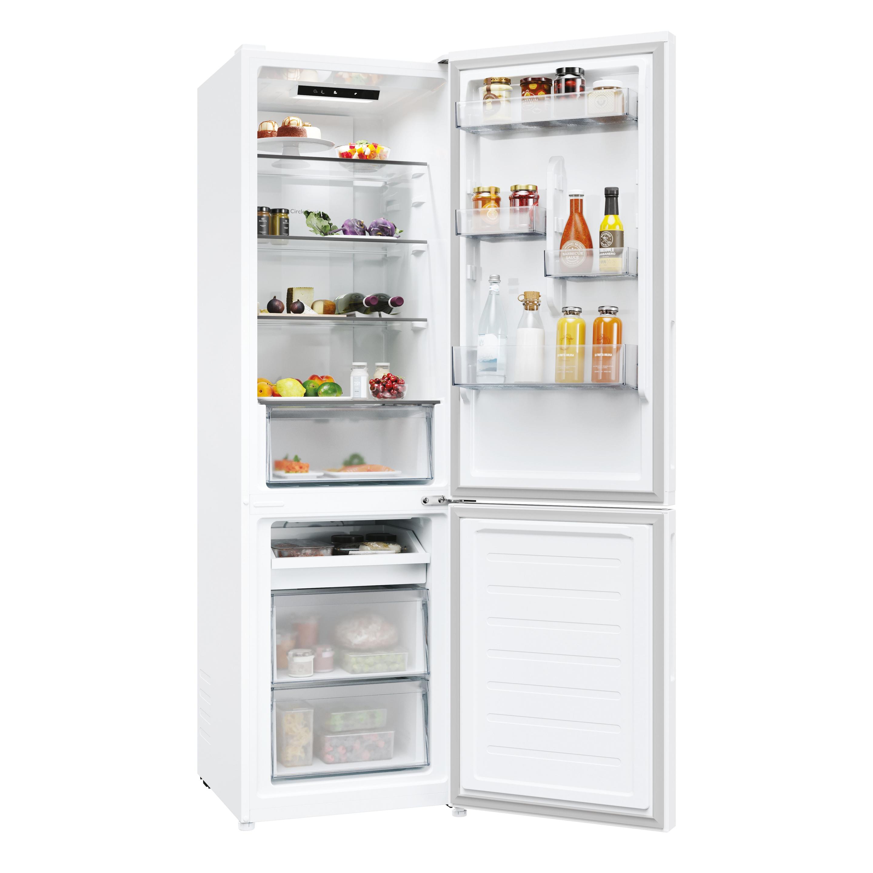 Frigorífico Combinado Independente CANDY CNCQ2T518EW (279 L - 182,5x54,5x60,2 cm - 55 cm - Branco), miniatura 5
