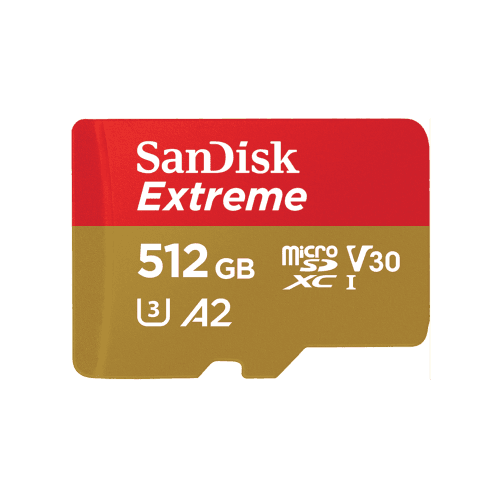 Cartão de Memória SANDISK Extreme (512GB - UHS-I - 190 MB/s - Dourado e Vermelho), miniatura 3