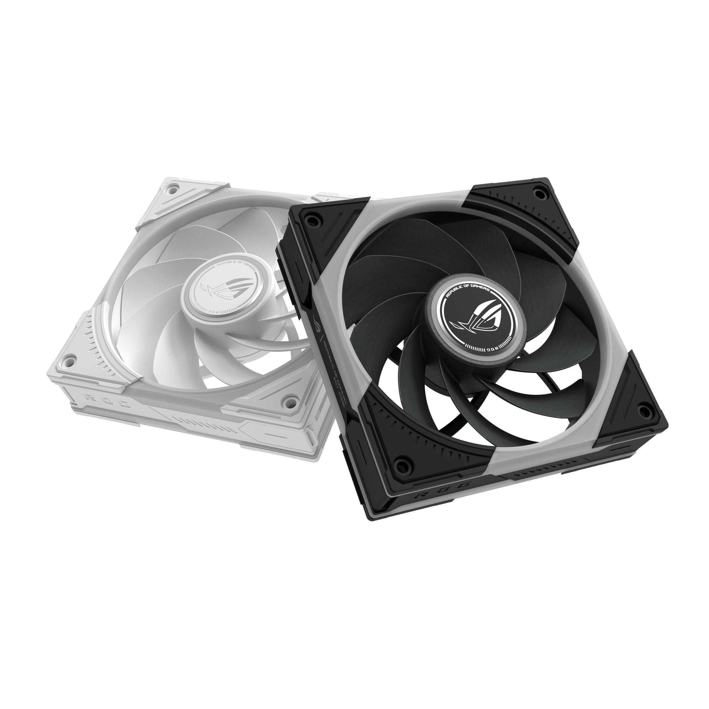 Conjunto de Ventoinhas para Caixa de Computador ASUS ROG Eurux GR120 ARGB Reversa (Preto e Branco), miniatura 29
