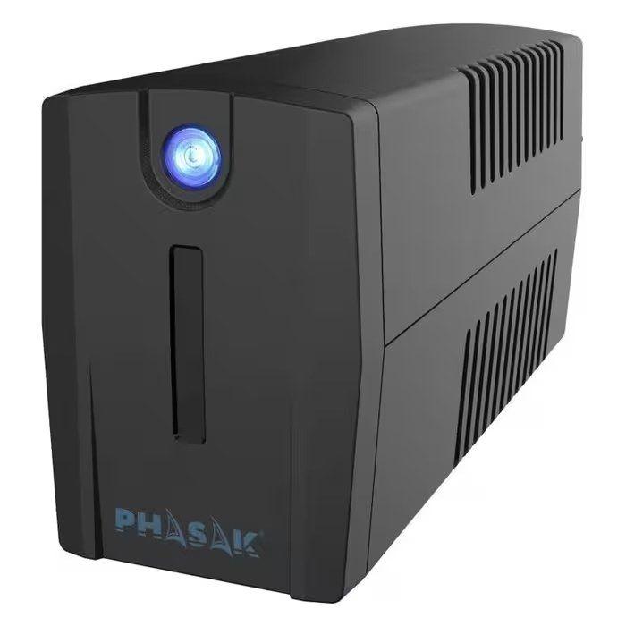 SAI Line-Interactive PHASAK OTTIMA 660VA (Cabo de alimentação de entrada - Tipo F - Preto) — miniatura 2