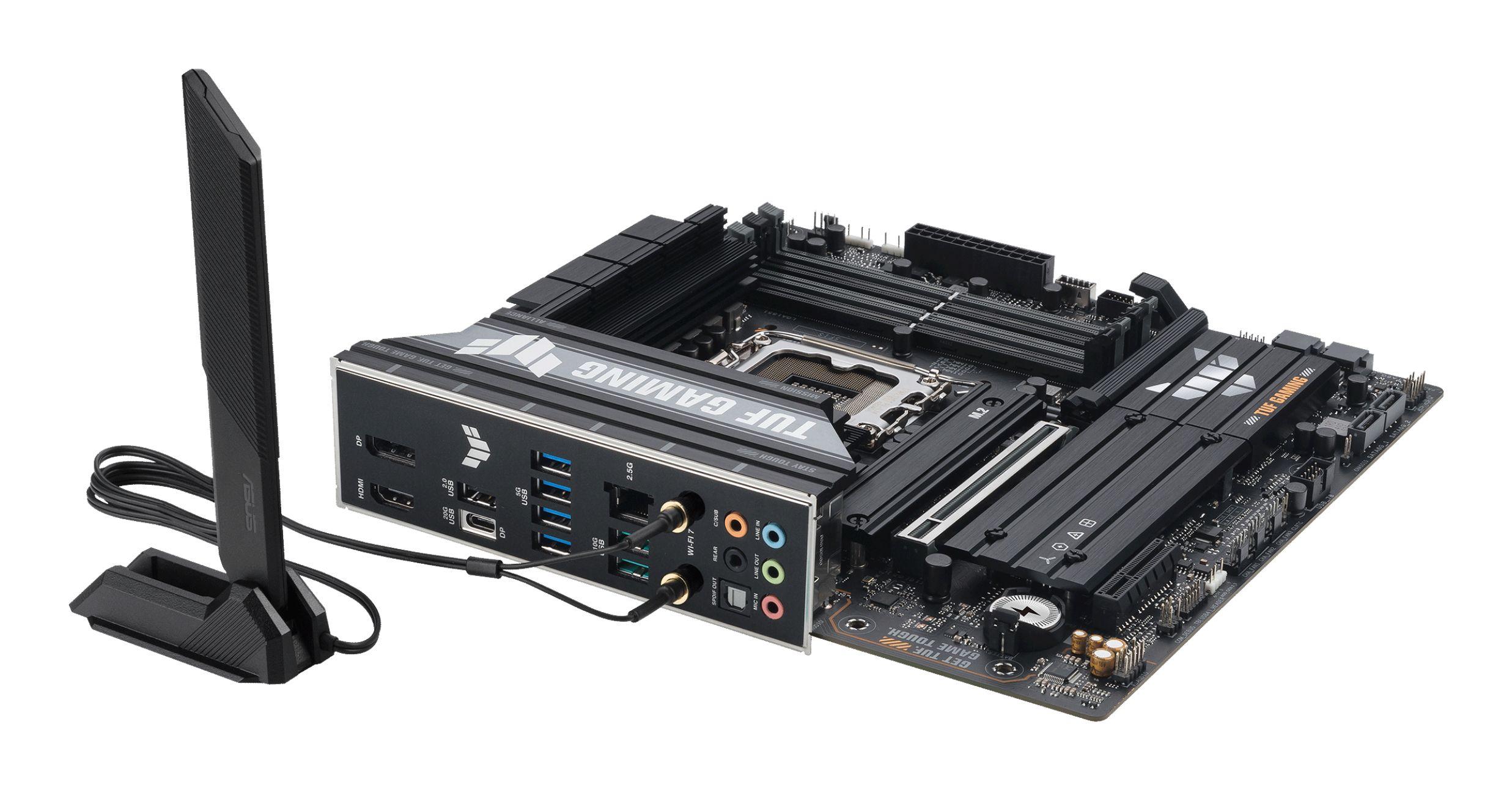 Motherboard ASUS TUF GAMING B860M-PLUS WIFI (LGA 1851 (Socket V1) - Intel Core Ultra - micro ATX - Preto), miniatura 7