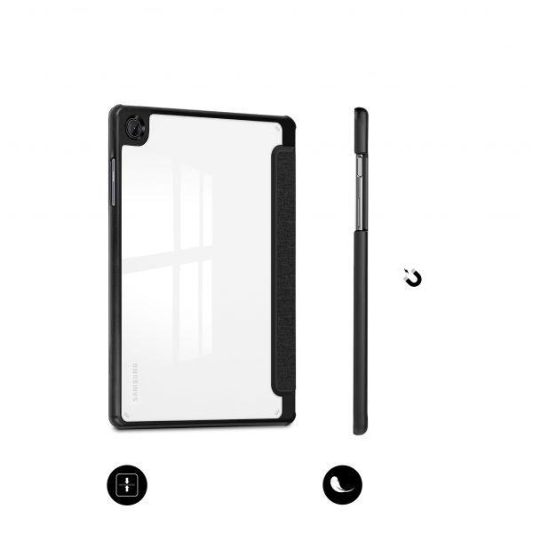 Capa Tipo Livro SUBBLIM Clear Shock para Samsung Galaxy Tab A11+ 11 (11" - Samsung - Poliuretano - Preto) — miniatura 6