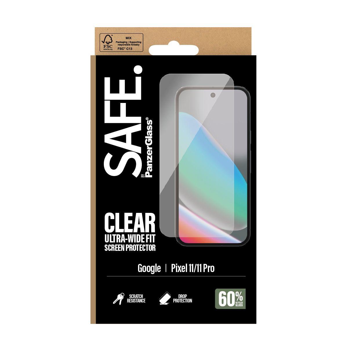 Protetor de Ecrã PANZERGLASS SAFE para Google Pixel 11 / 11 Pro (Google - Transparente), miniatura 3