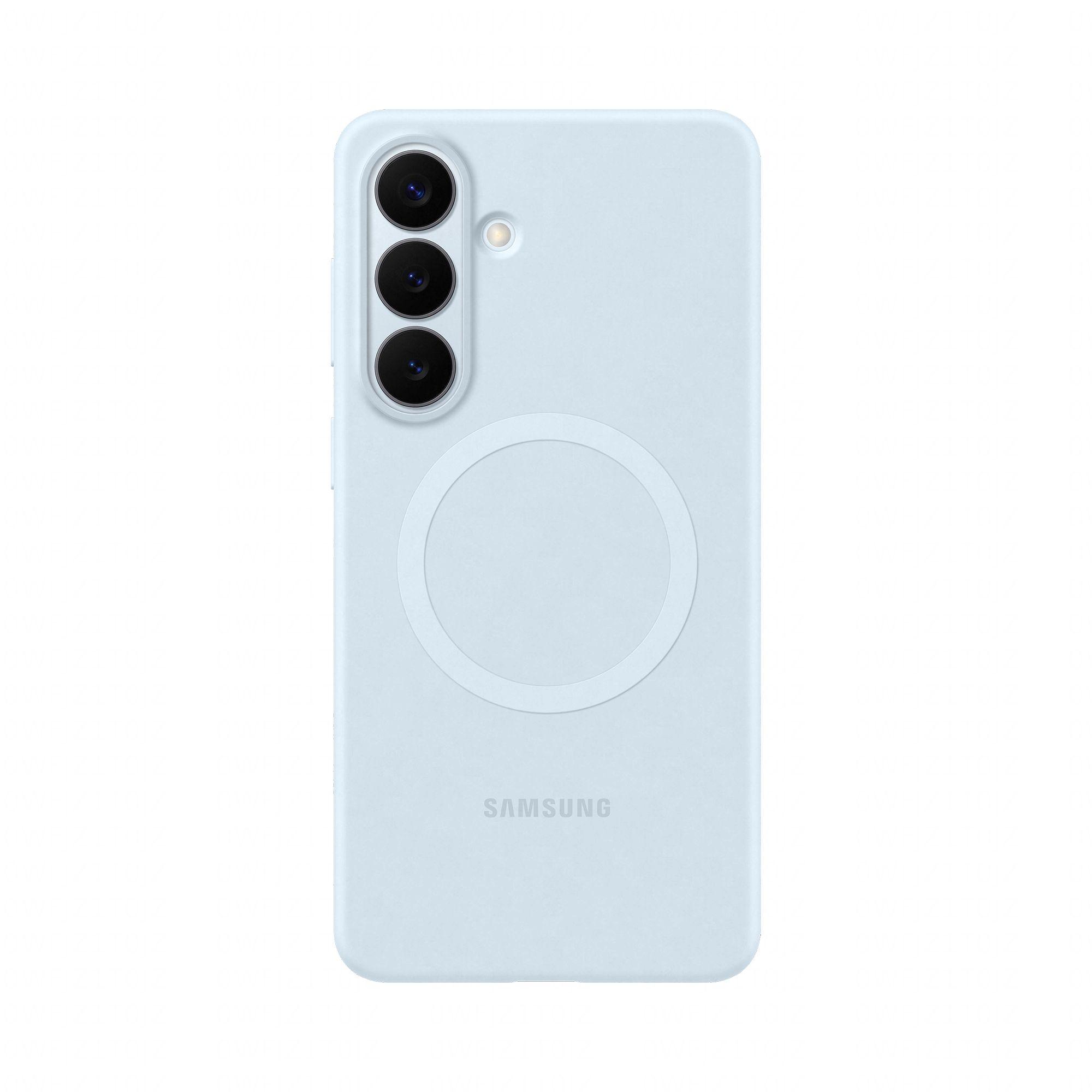 Capa Magnética em Silicone SAMSUNG Galaxy S26+ (Samsung Galaxy S26 Plus - 6,7" - Silicone - Azul-claro)