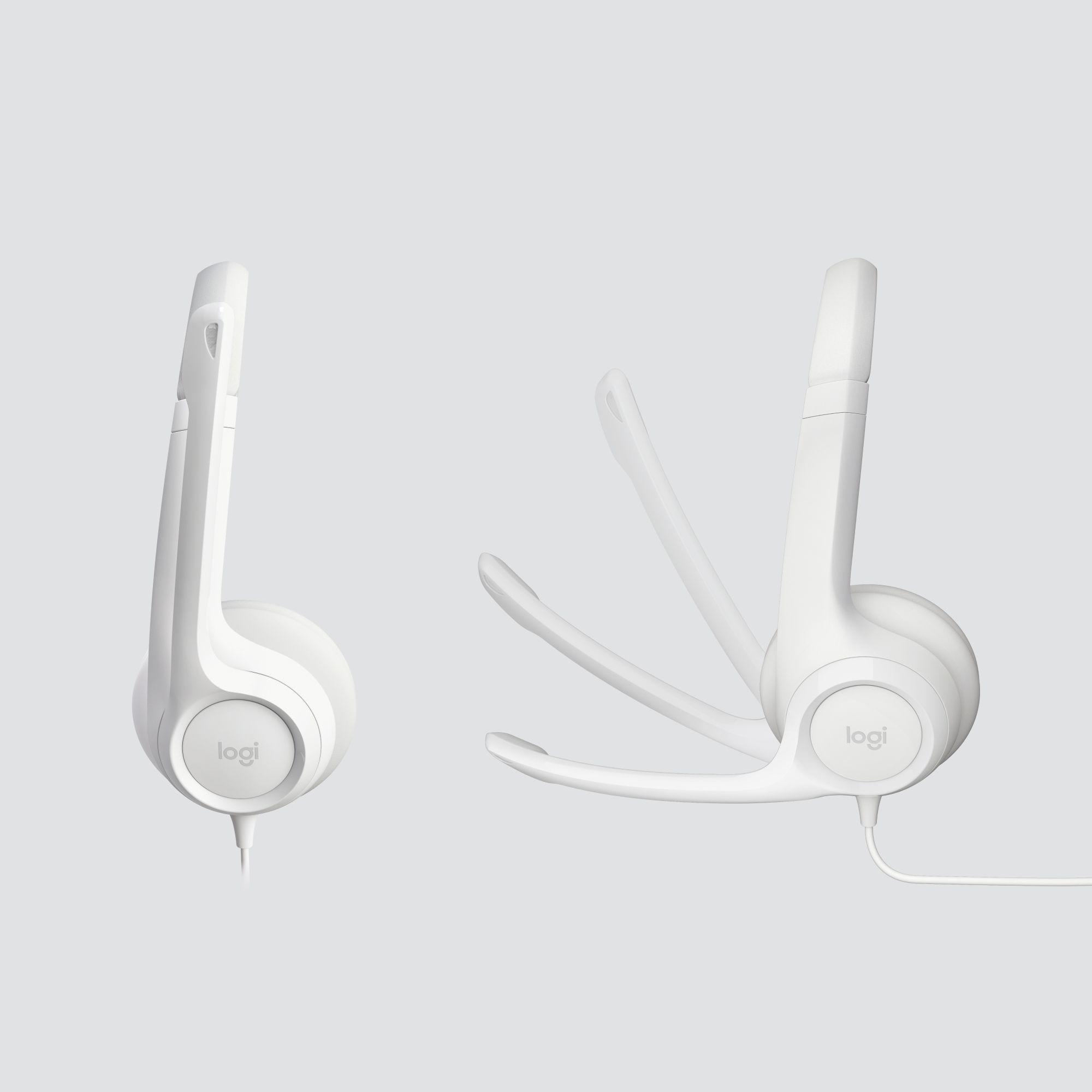Auscultadores LOGITECH H390 (Binaural - Com fios - Supra-aural - Branco), miniatura 3