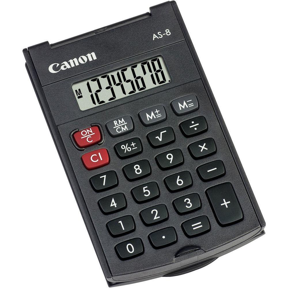 Calculadora CANON AS-8 HB EMEA (Plástico - Cinzento) — miniatura 4