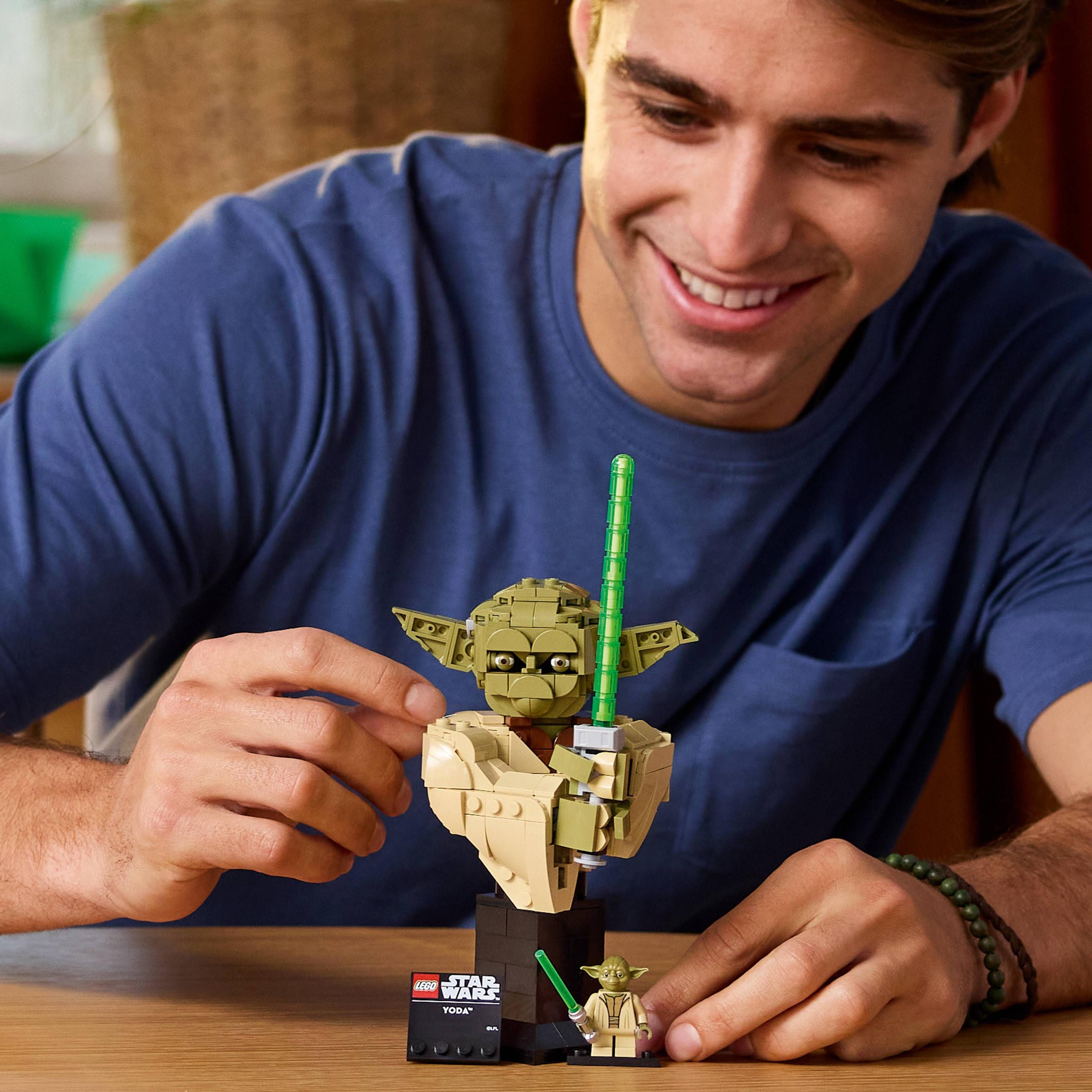 LEGO 75438 Star Wars Busto do Yoda™ (18+ anos - 399 peças) — miniatura 5