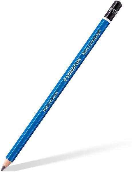 Lápis de Grafite STAEDTLER Mars Lumograph 100-8B (Madeira com certificação PEFC - Hexagonal)