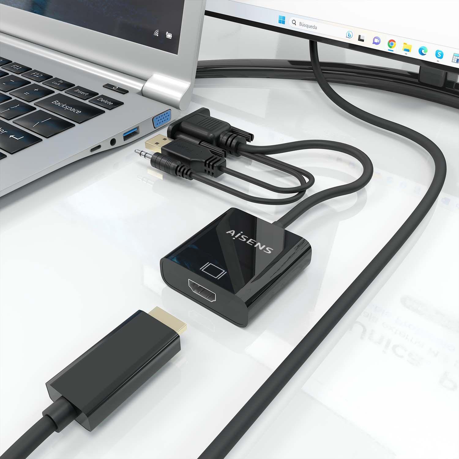 Cabo Conversor AISENS A115-0872 (0,2 m - HDMI Type-A - Preto), miniatura 5