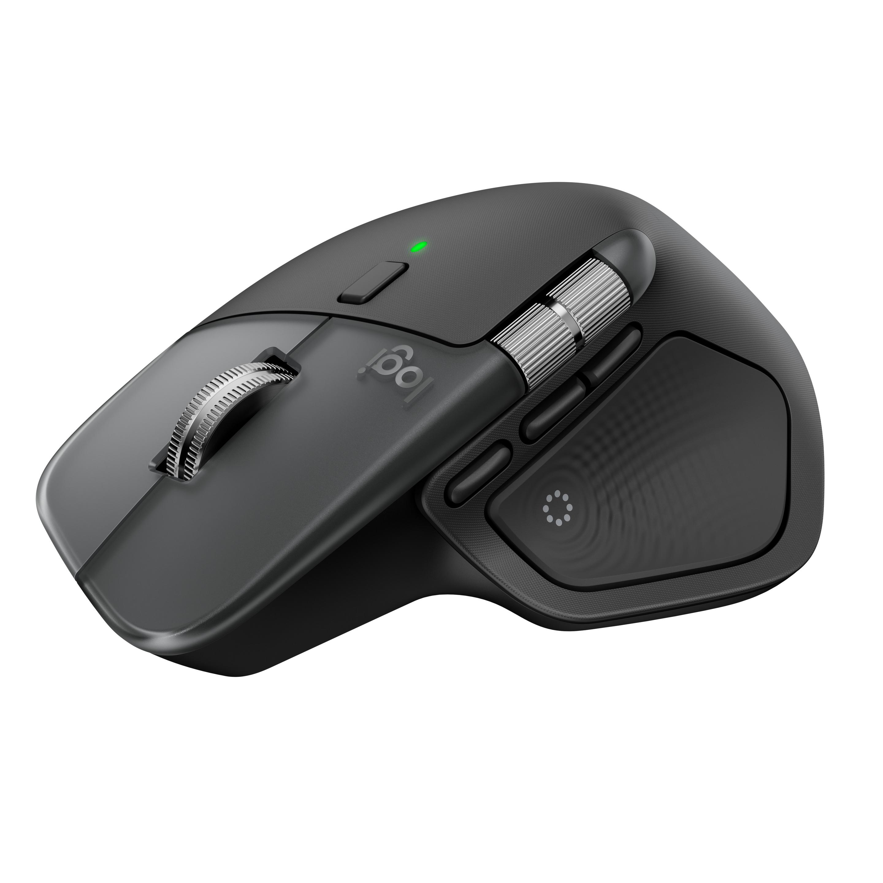 Rato LOGITECH MX Master 4 for Mac (Mão direita - 8000 DPI - Laser - Preto Espacial) — miniatura 2