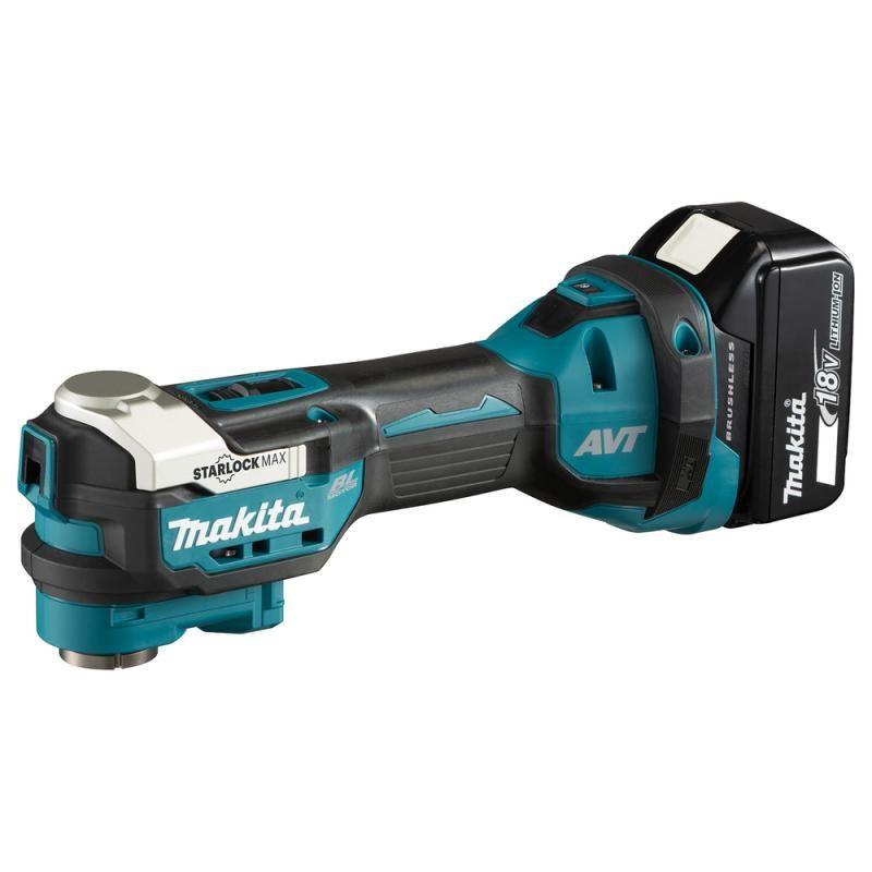 Ferramenta Multifunções Oscilante a Bateria MAKITA DTM52T1JX2 (Azul/Preto) — miniatura 2