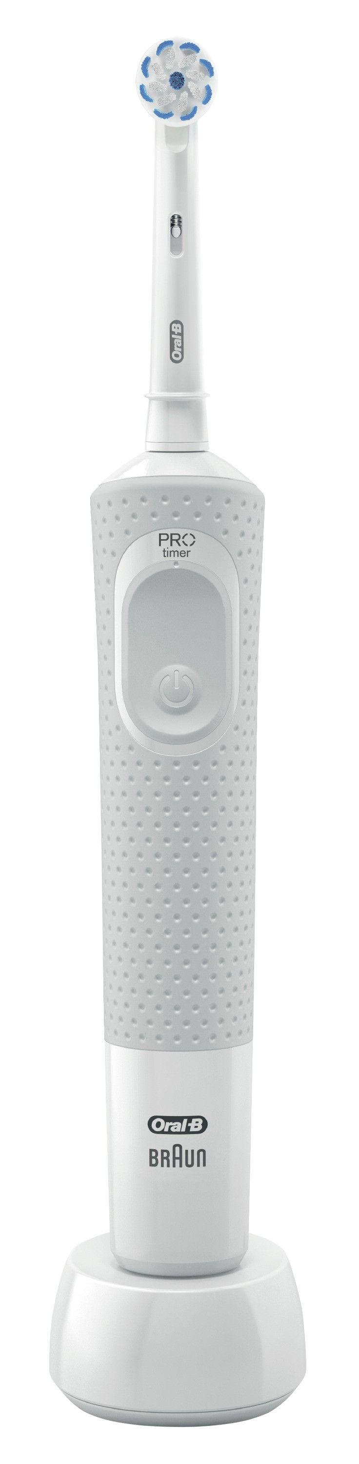 Escova de Dentes Elétrica BRAUN Oral-B Vitality 100 Starter Pack (Branco e Cinzento)