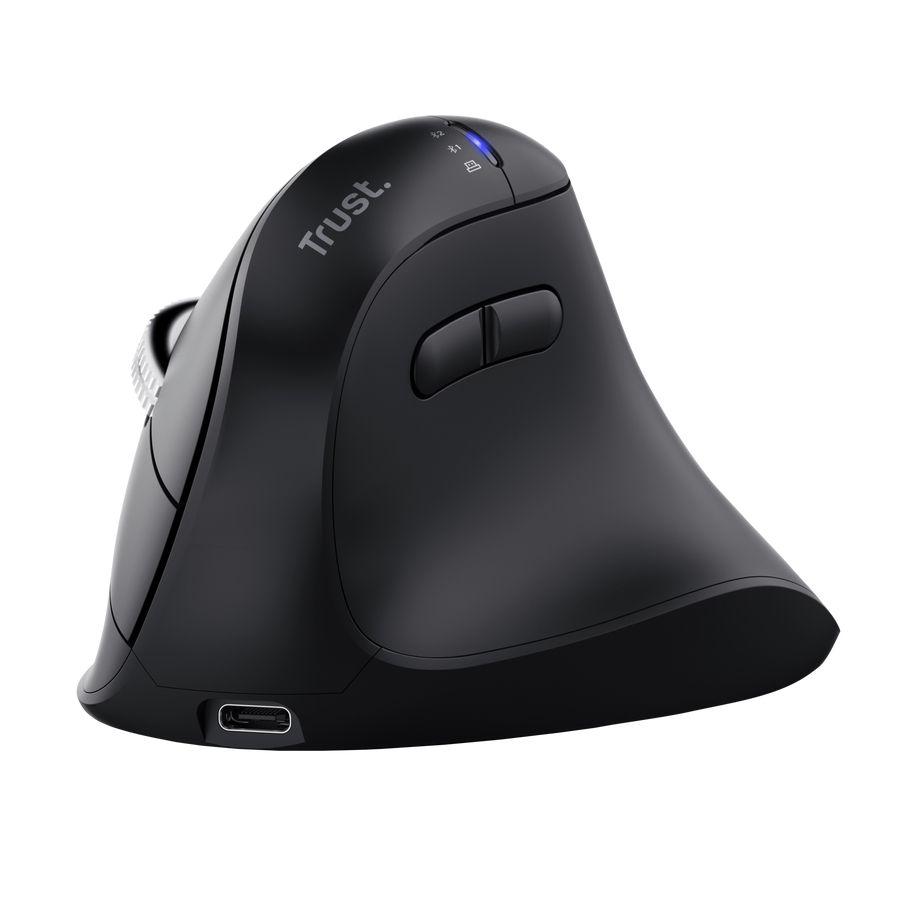 Rato TRUST Vyran (Mão direita - 4800 DPI - Ótica - Preto)