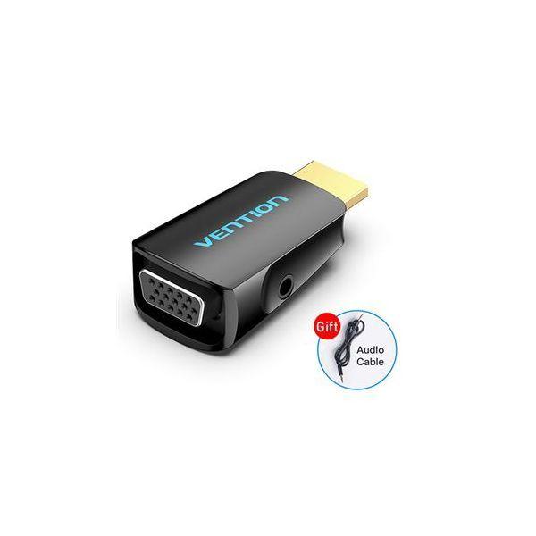 Adaptador Conversor HDMI para VGA VENTION AIDB0 (VGA/3,5 mm - Preto), miniatura 2