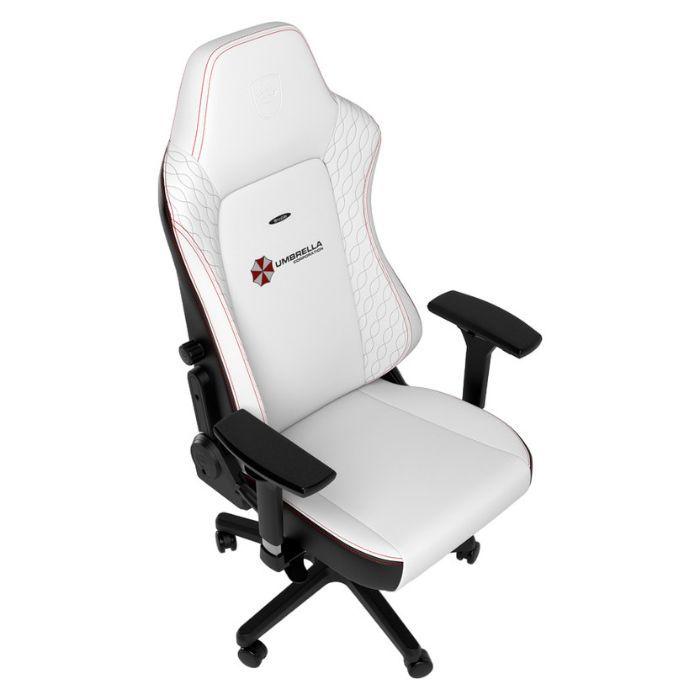 Cadeira Gaming NOBLECHAIRS HERO Resident Evil Umbrella Edition (Branco/Preto), miniatura 4