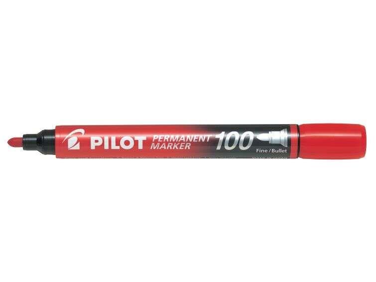 Marcador Permanente PILOT SCA-100-R (Vermelho)