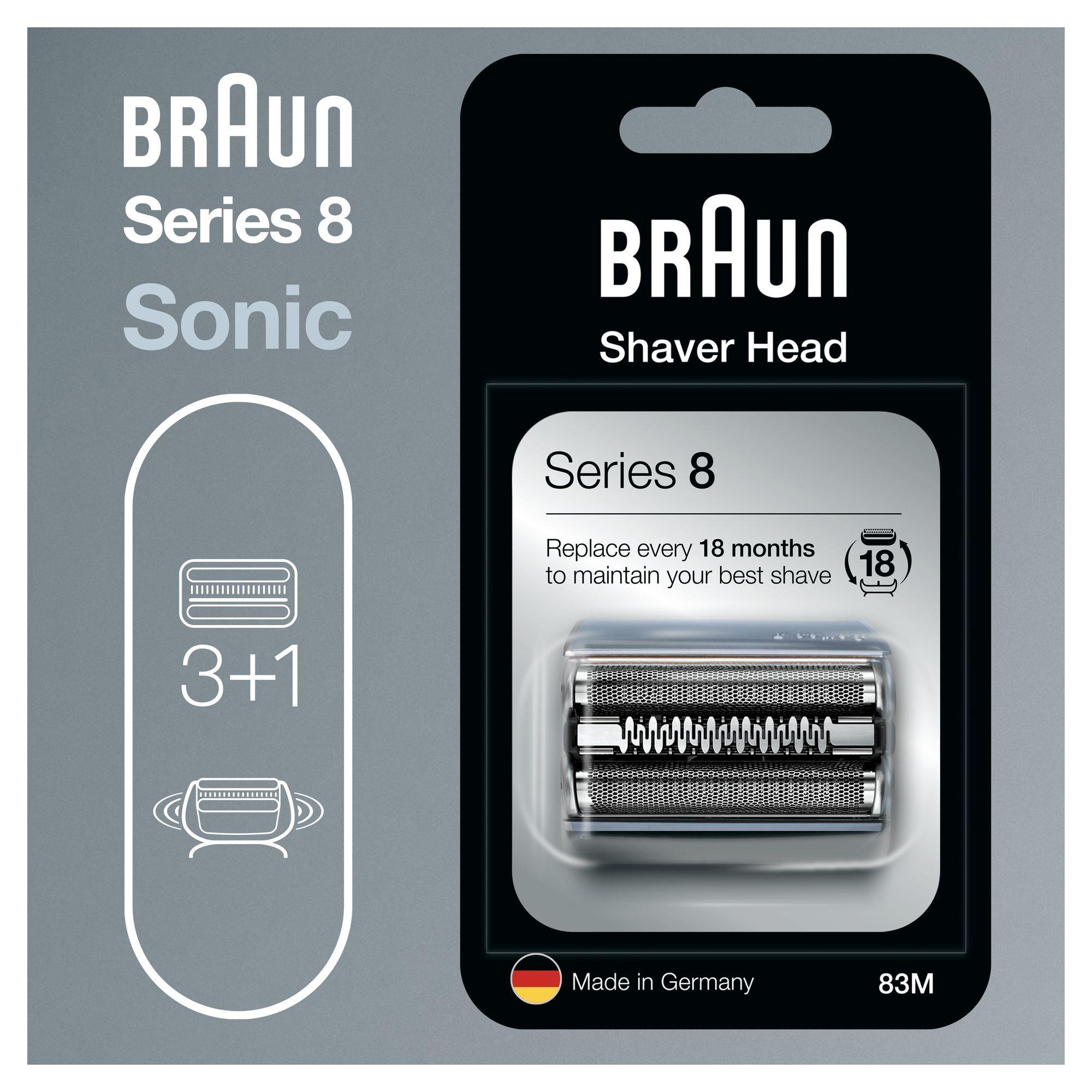 Cabeça de Corte de Substituição BRAUN Kombipack 83M (Prateado) — miniatura 3