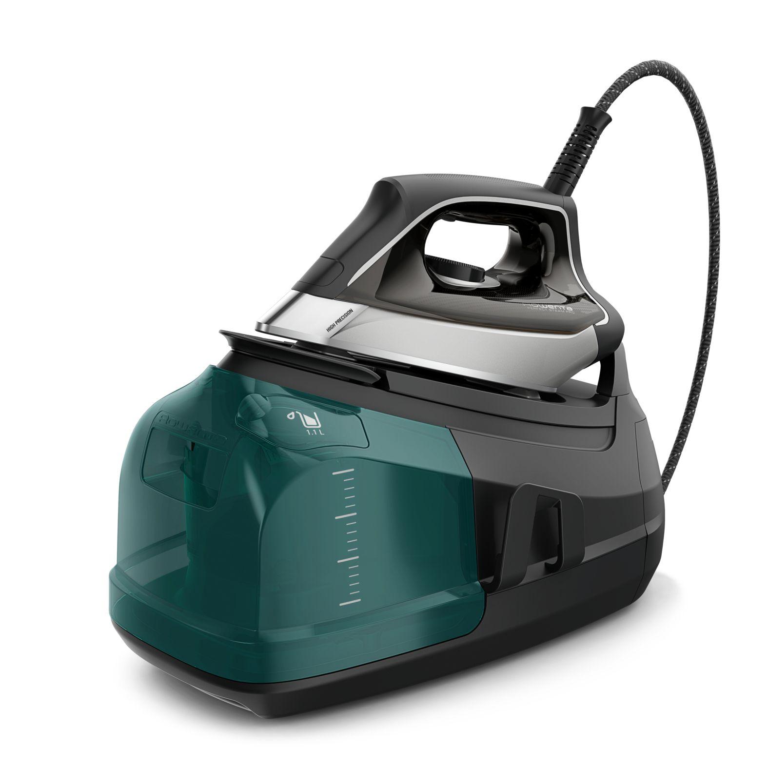 Centro de Engomar ROWENTA DG8627 (2400 W - 1,1 l - 7,2 bar - Preto e Verde)