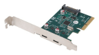 Placa Controladora USB-C LANBERG PCE-UC3-002 (Baixo perfil)