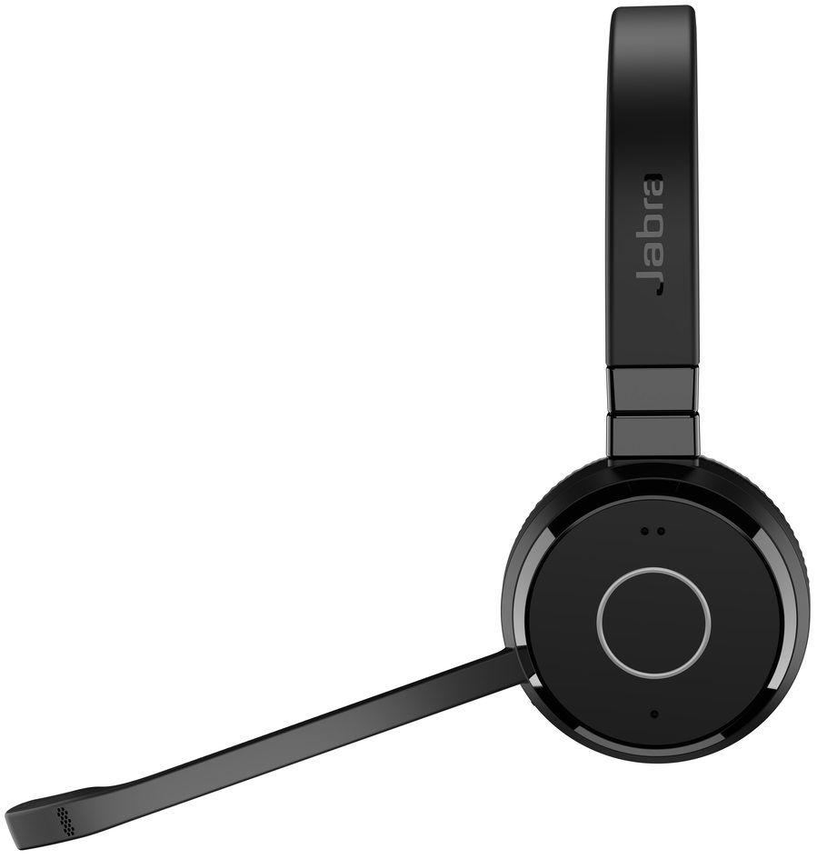 Headset JABRA Evolve 65 TE MS Stereo (Binaural - Com fios e sem fios - Circum-aural - Preto), miniatura 3