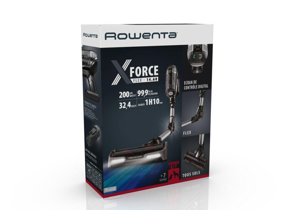 Aspirador Vertical ROWENTA X-Force Flex 14.60 Animal RH9958WA (Altura 11,4 cm - Preto e Cinzento) — miniatura 16