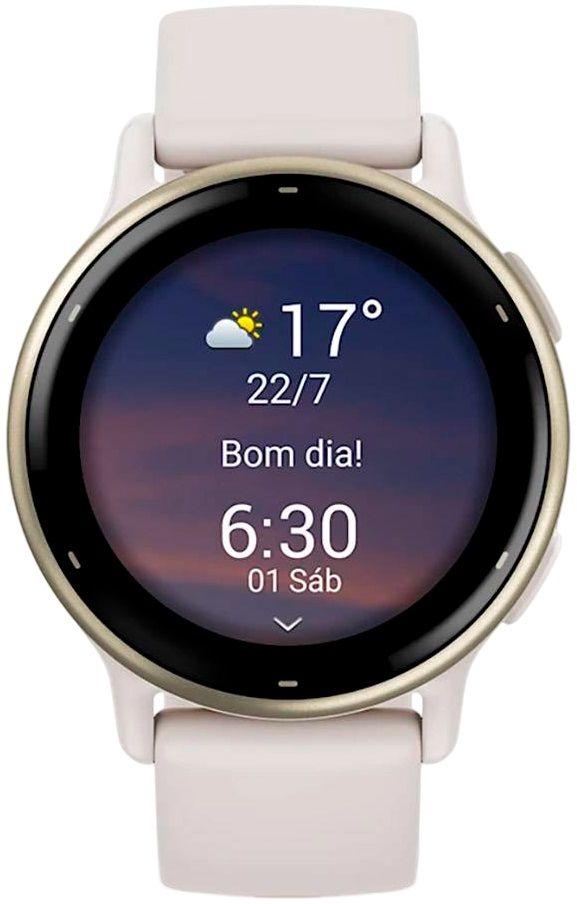 Smartwatch GARMIN vívoactive 5 (GPS - AMOLED 1,2" - Creme Dourado/Marfim) — miniatura 2