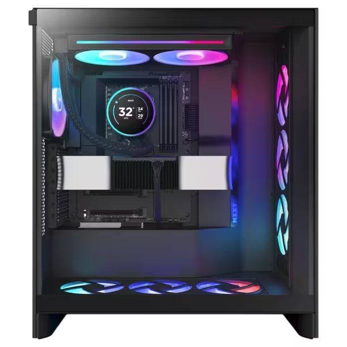 Water Cooler CPU NZXT Kraken Elite 280 (2025) RGB (140 mm - 2000 RPM - RGB multicolorida - Preto) — miniatura 5