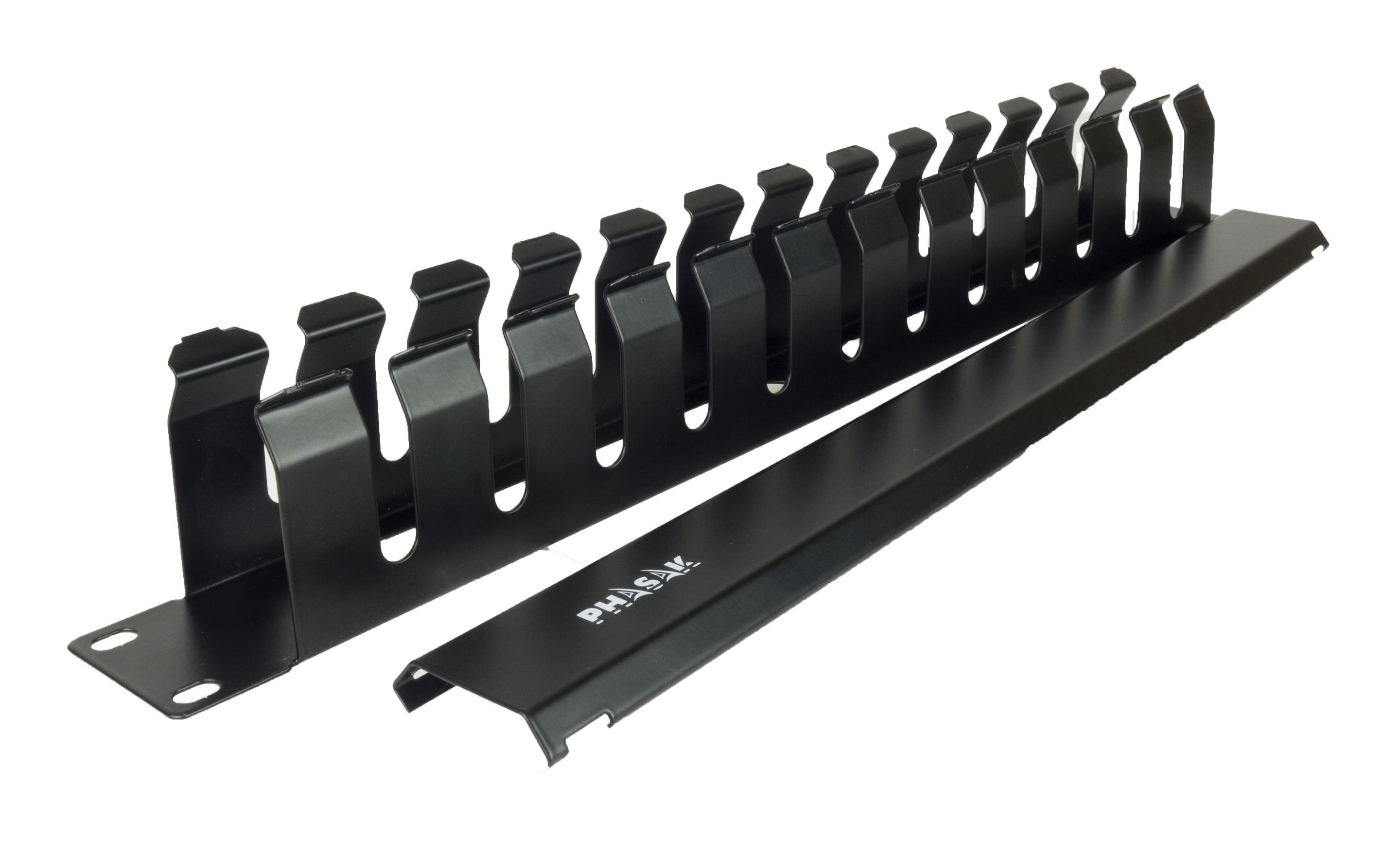 Guia de Cabos PHASAK PA 5095 (Rack 19" - 1U - Preto)