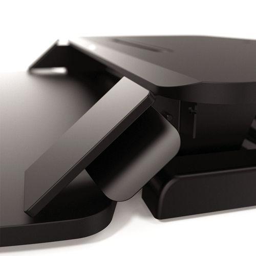 Suporte de Secretária Elevável FELLOWES Lotus Corsivo (17 kg - Preto), miniatura 6