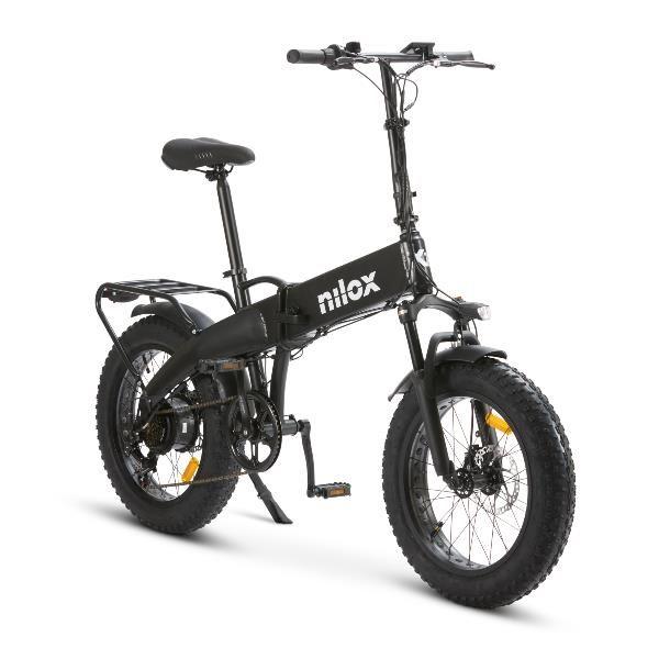Bicicleta Elétrica NILOX X10 20X4P (20" - 250 W - Autonomia até 70 km - Preto)